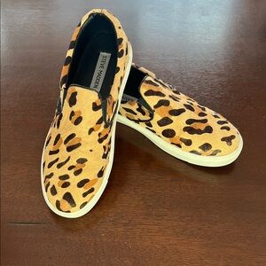 Steve Madden Leopard Print Slip-On Sneakers